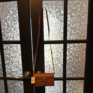 Michael Kors Brown Crossbody Bag with Timeless Elegance